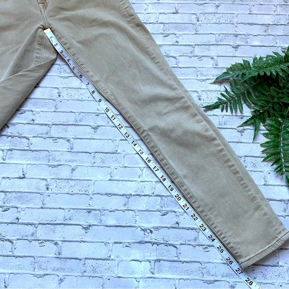 Seven 7 For All Mankind Women’s Skinny Ankle Jeans Tan Brown Size 28 Trendy Fall - Picture 10 of 14